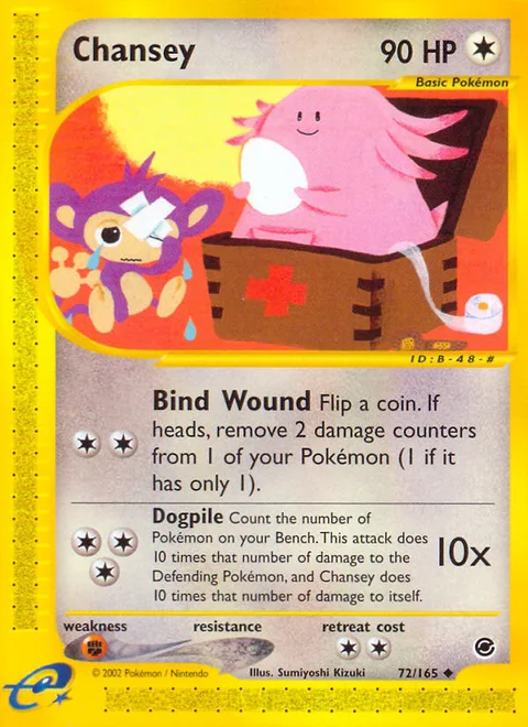 Chansey, a Pokémon card