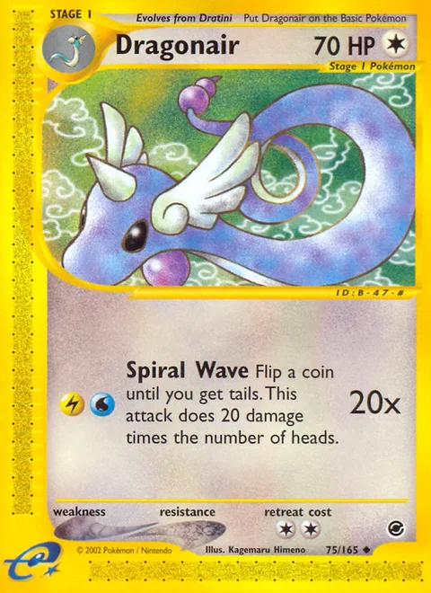 Dragonair, a Pokémon card