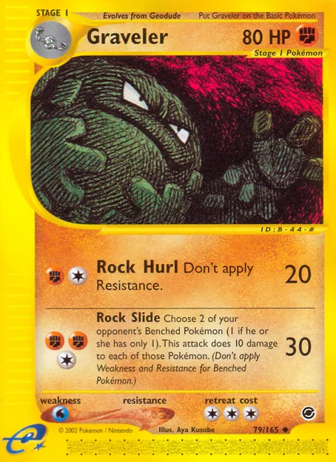 Graveler, a Pokémon card
