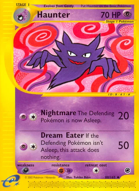 Haunter, a Pokémon card