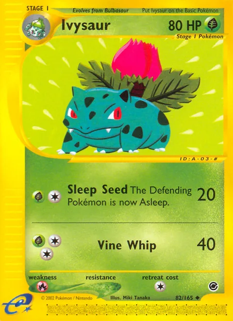Ivysaur, a Pokémon card