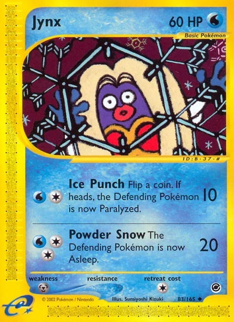 Jynx, a Pokémon card