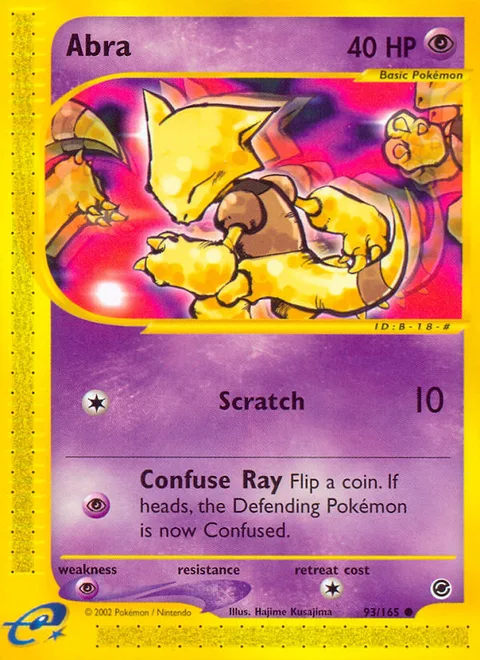 Abra, a Pokémon card