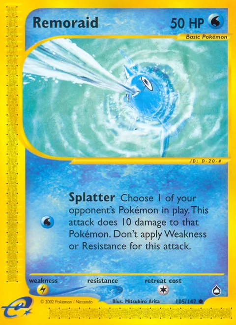 Remoraid, a Pokémon card