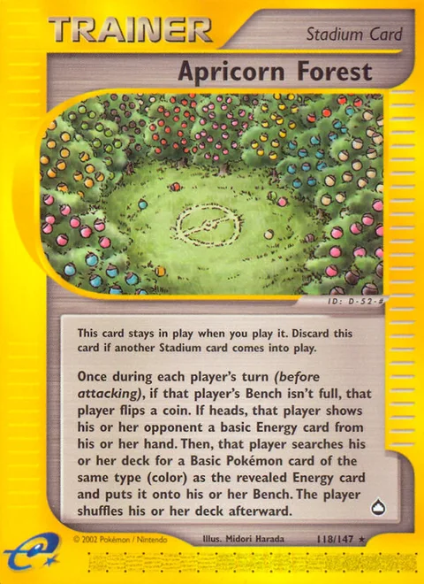 Apricorn Forest, a Pokémon card