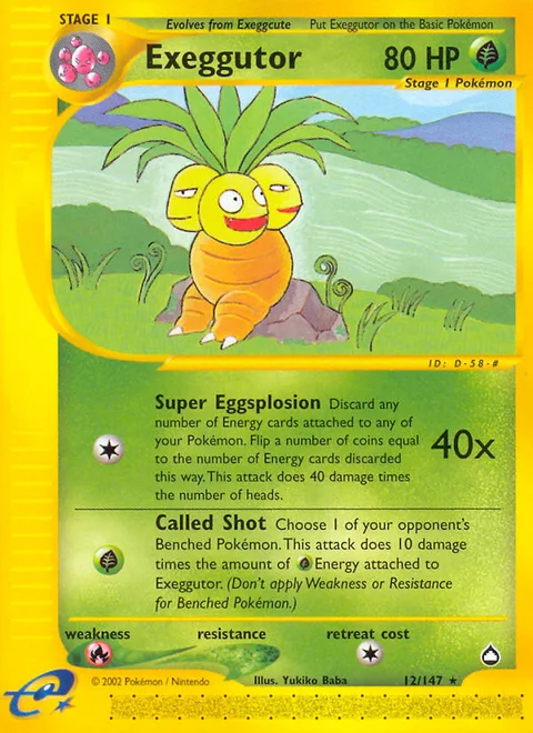 Exeggutor, a Pokémon card