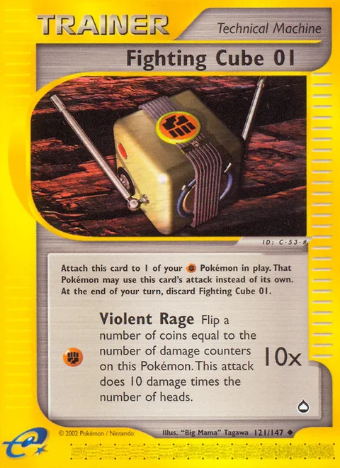 Fighting Cube 01, a Pokémon card