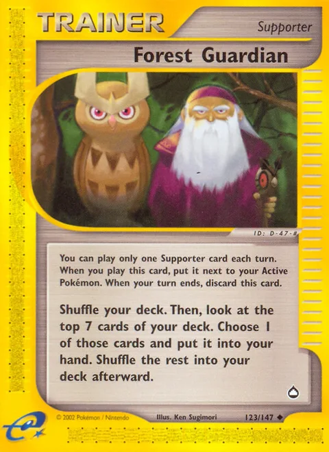 Forest Guardian, a Pokémon card