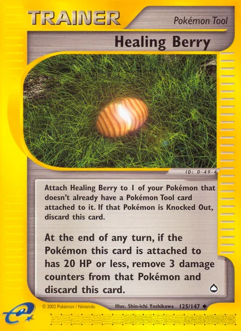 Healing Berry, a Pokémon card