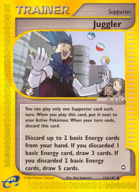 Juggler, a Pokémon card