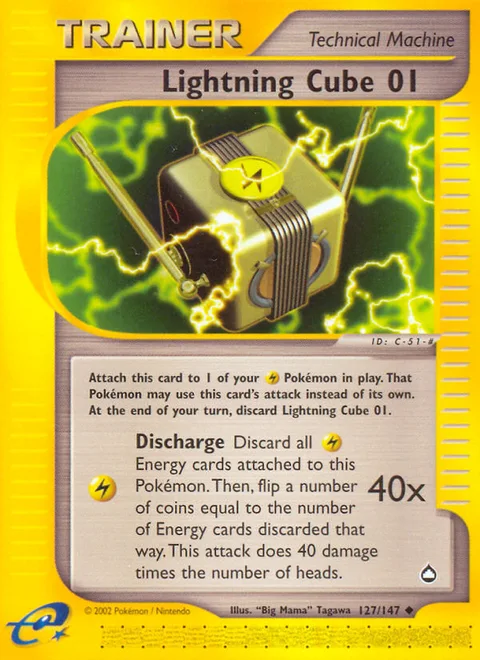 Lightning Cube 01, a Pokémon card