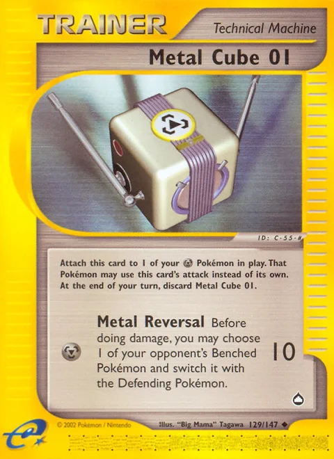 Metal Cube 01, a Pokémon card