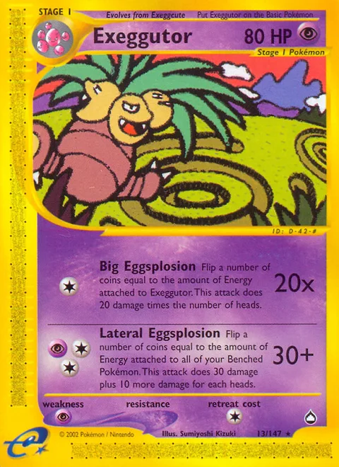 Exeggutor, a Pokémon card