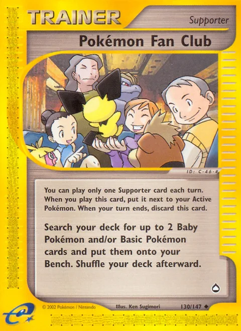 Pokémon Fan Club, a Pokémon card