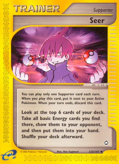 Seer, a Pokémon card