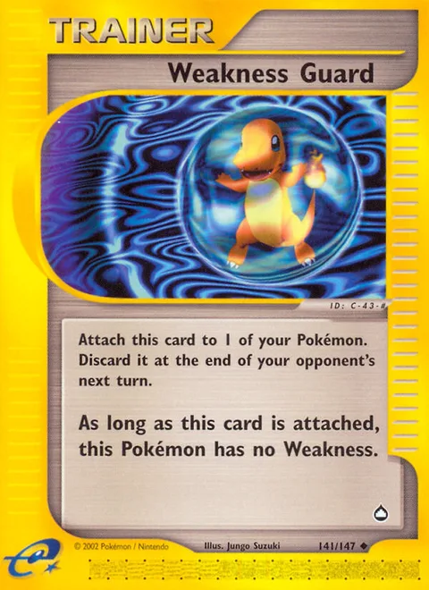 Weakness Guard, a Pokémon card