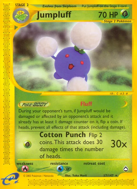 Jumpluff, a Pokémon card