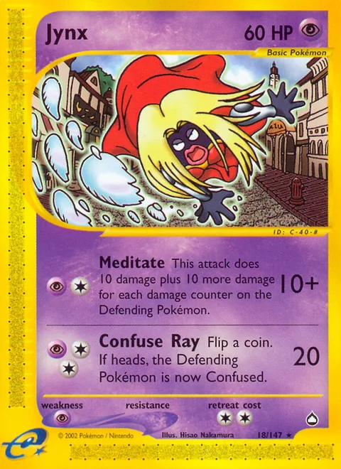 Jynx, a Pokémon card