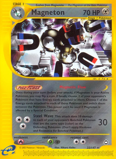 Magneton, a Pokémon card