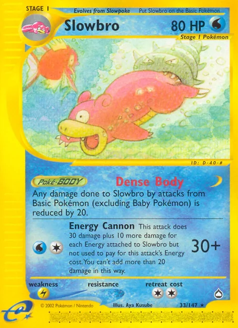 Slowbro, a Pokémon card