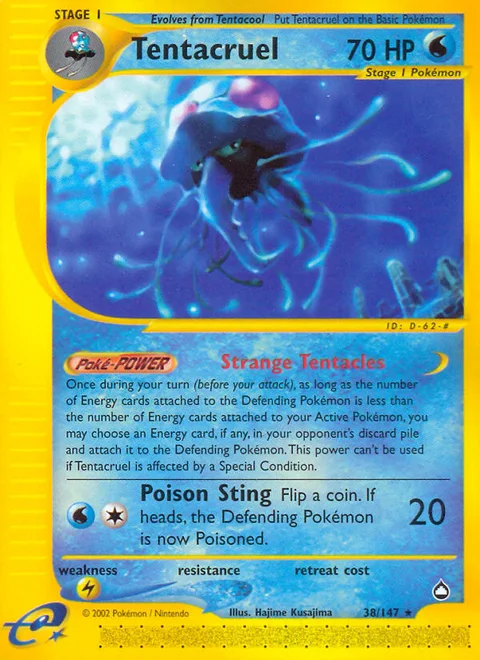 Tentacruel, a Pokémon card