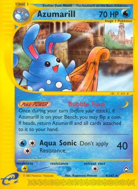 Azumarill, a Pokémon card