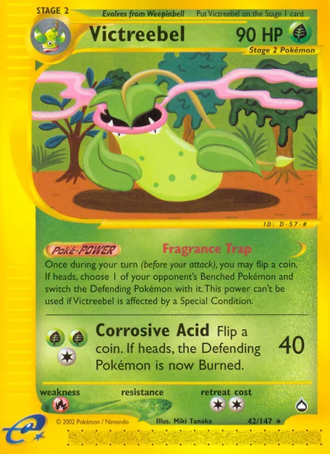 Victreebel, a Pokémon card