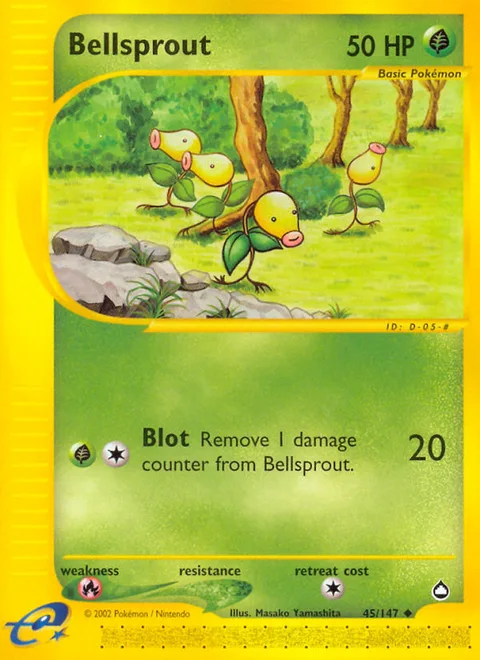 Bellsprout, a Pokémon card