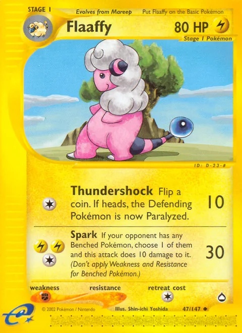 Flaaffy, a Pokémon card