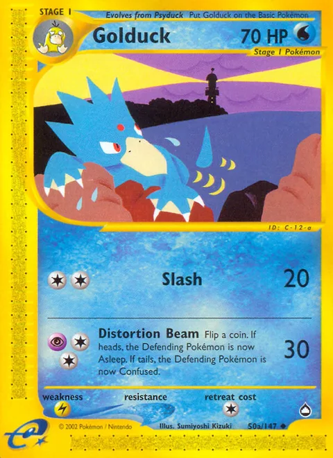 Golduck, a Pokémon card
