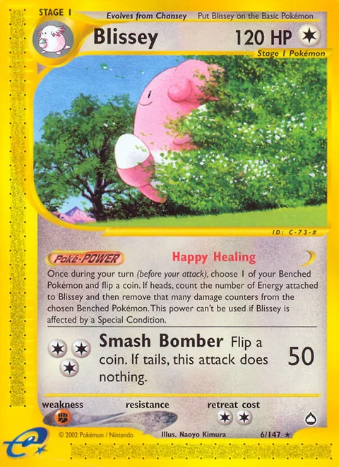 Blissey, a Pokémon card