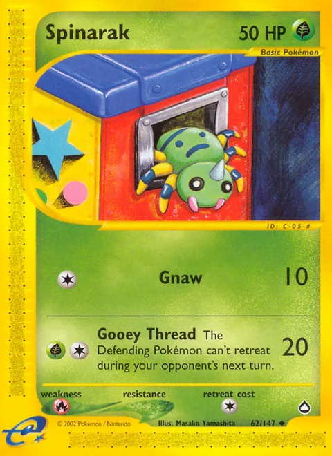 Spinarak, a Pokémon card