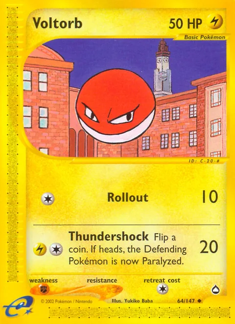 Voltorb, a Pokémon card