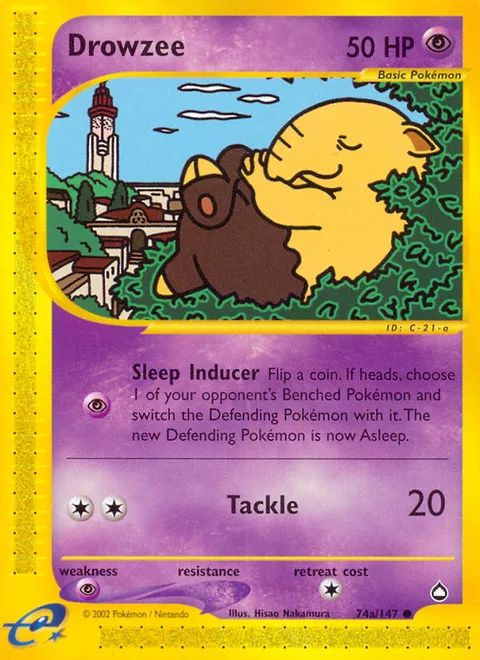 Drowzee, a Pokémon card