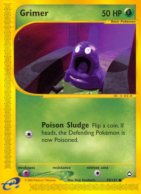 Grimer, a Pokémon card