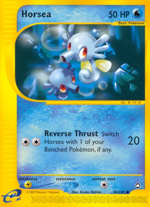 Horsea, a Pokémon card