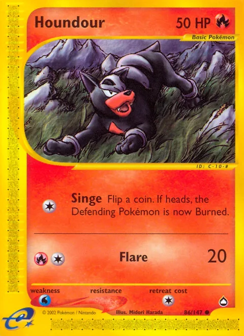 Houndour, a Pokémon card