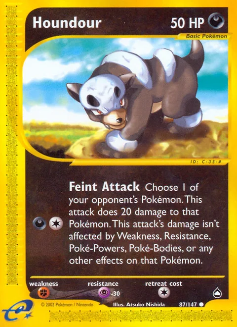 Houndour, a Pokémon card