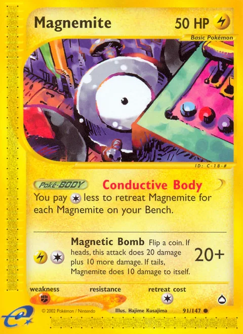 Magnemite, a Pokémon card