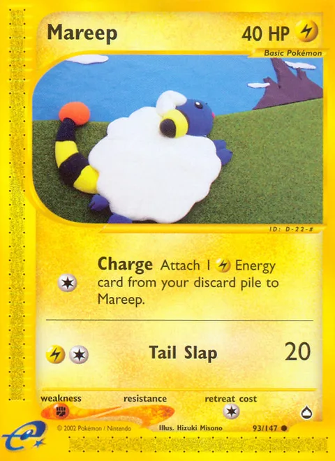 Mareep, a Pokémon card