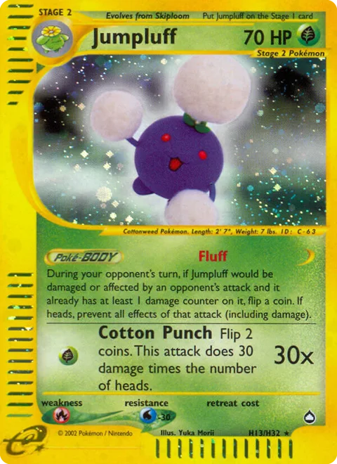 Jumpluff, a Pokémon card