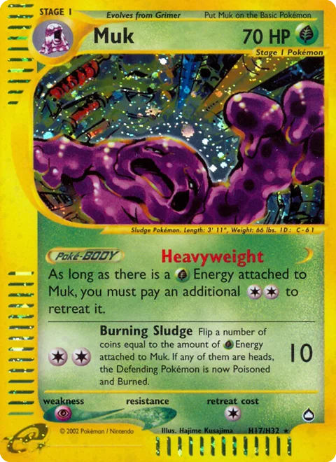 Muk, a Pokémon card