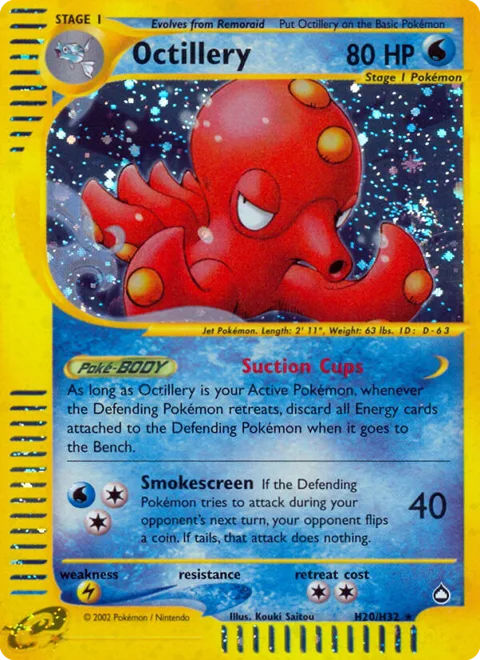 Octillery, a Pokémon card
