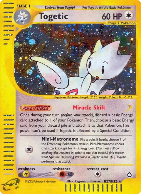 Togetic, a Pokémon card