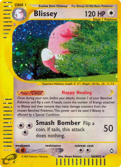 Blissey, a Pokémon card