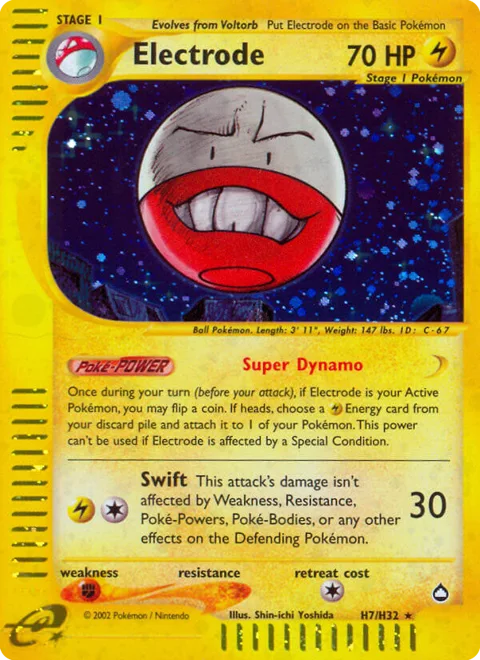 Electrode, a Pokémon card