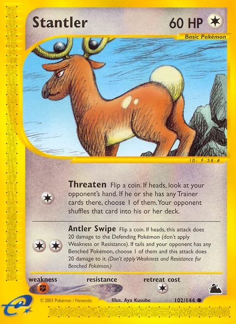 Stantler, a Pokémon card