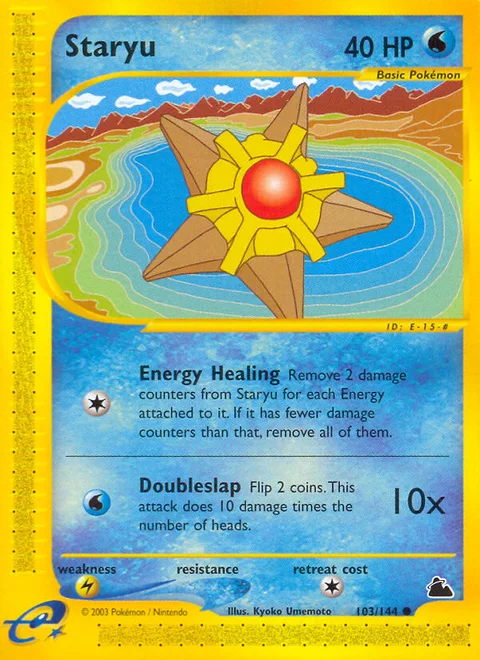 Staryu, a Pokémon card