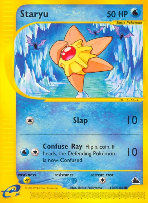 Staryu, a Pokémon card