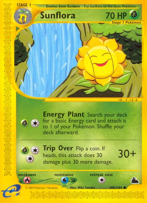 Sunflora, a Pokémon card